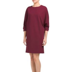 Italian Dress VANESSA Collezione Burgundy Dress L